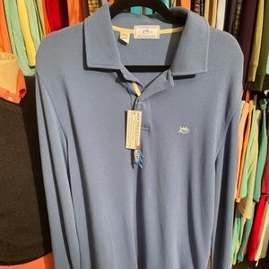 (New) Southern Tide Men’s Long Sleeve Polo / L